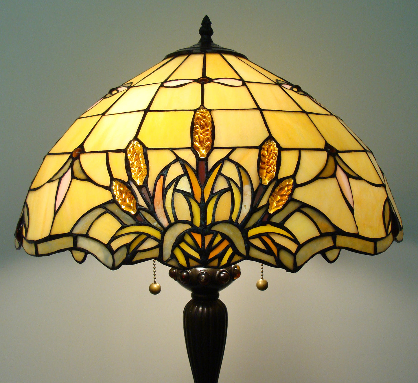 Marigold Tiffany Style Stained Glass Standing Floor Lamp, F1825
