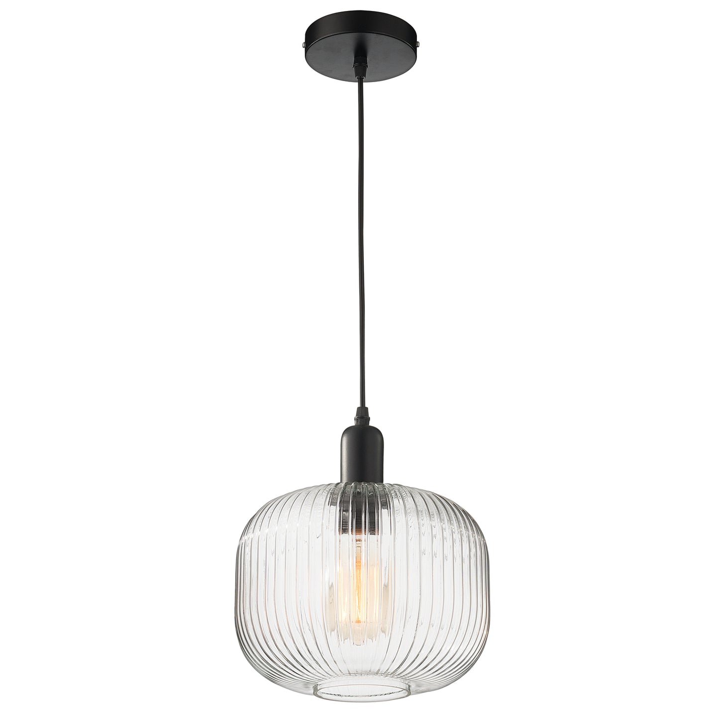 Bruges Pendant Light, Matte Black, Gh11