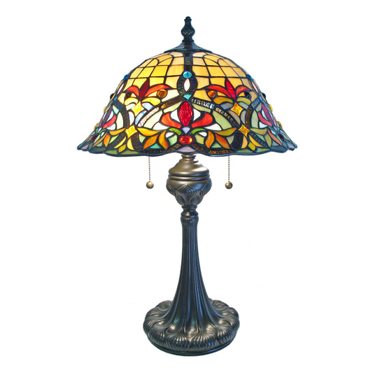 Dianthus Tiffany Floral Table Lamp, JT1620
