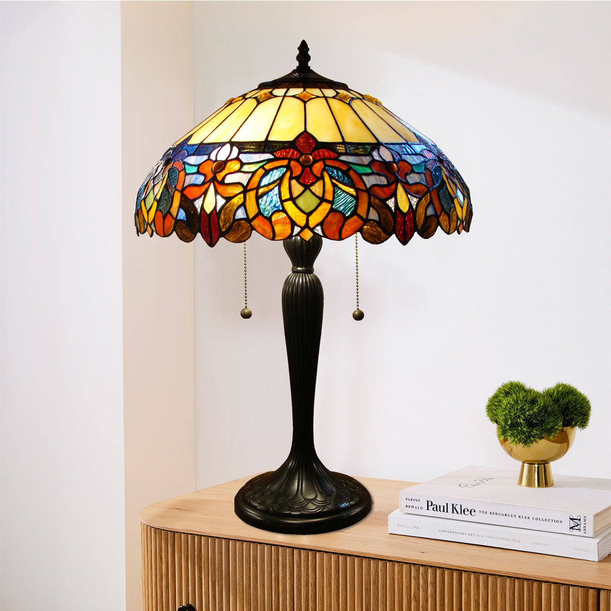 Delphin Tiffany-Style Table Lamp 25", JT1682