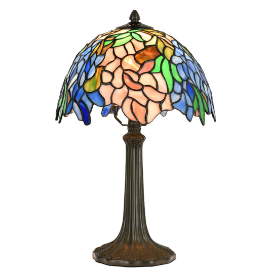 Hyacinth Tiffany Stained Glass Bedside Table Lamp, KT1012
