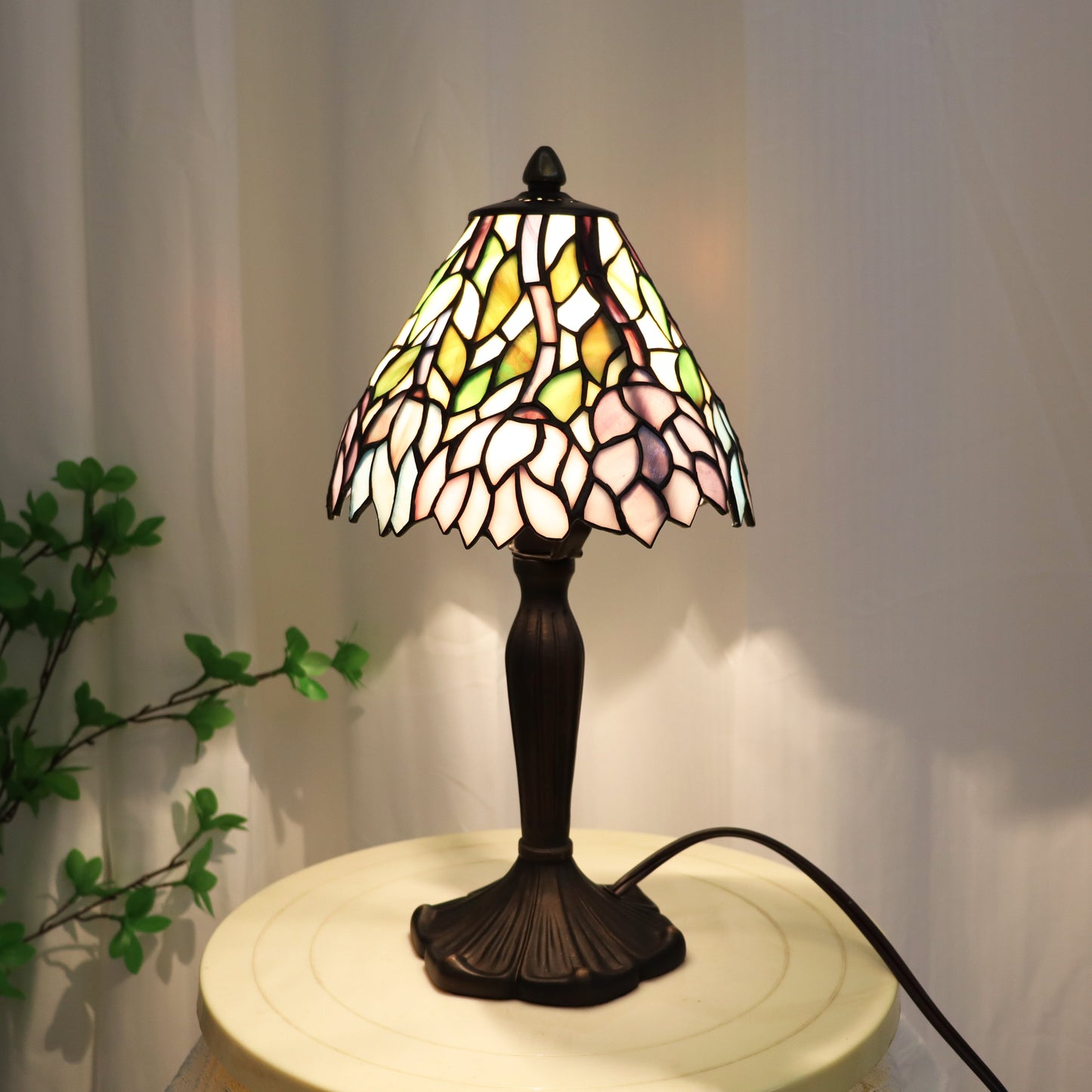 Multicolor Stained Glass Table Lamp, KT808