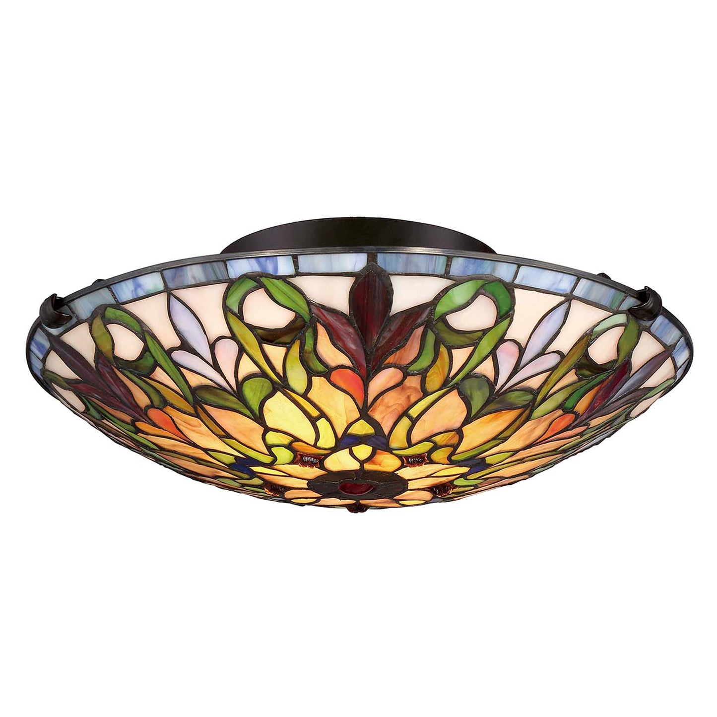 Angelia Stained Glass Ceiling Light, S1638